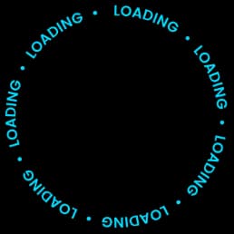 Loading Text Circling